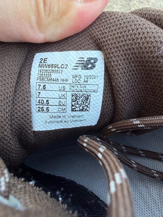 New Balance 669 V2 Walking Hiking Trail Brown Sneakers Men’s Size 7.5 main image 8